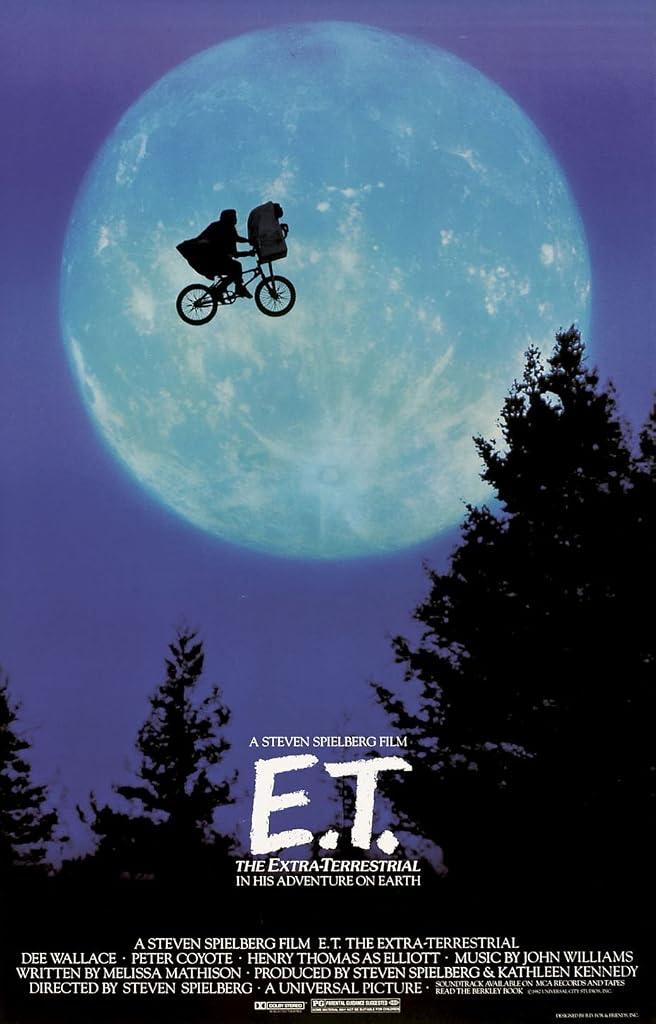 Movie poster for E.T. the Extra-Terrestrial