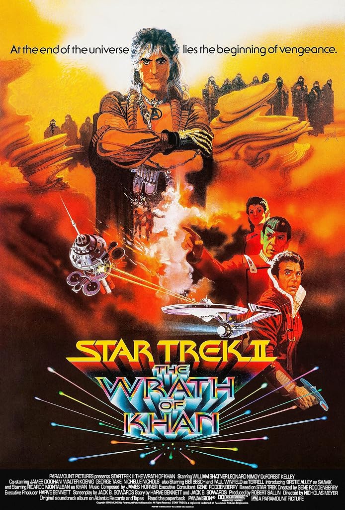 Movie poster for Star Trek II: The Wrath of Khan
