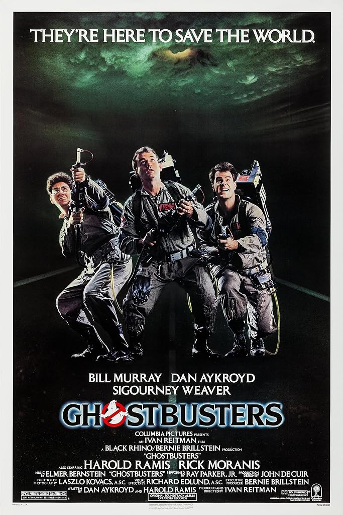 Movie poster for Ghostbusters