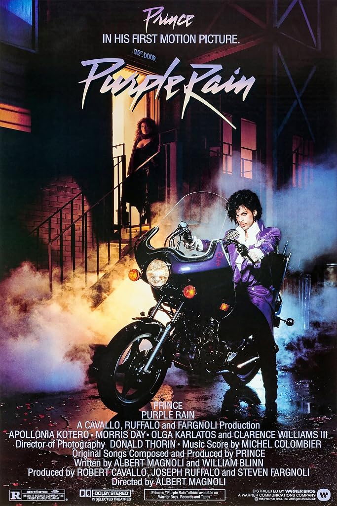 Movie poster for Purple Rain