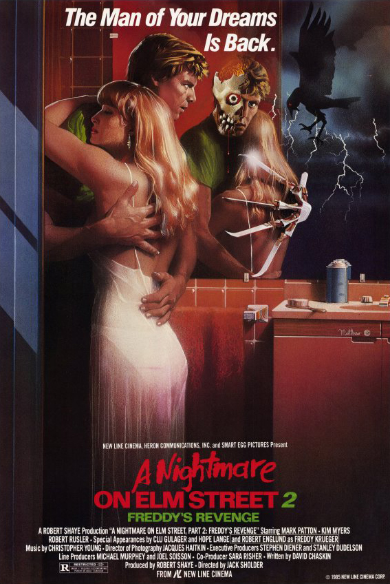 Movie poster for A Nightmare on Elm Street Part 2: Freddy's Revenge